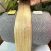 24 inch arctic blonde hair extensions hand held