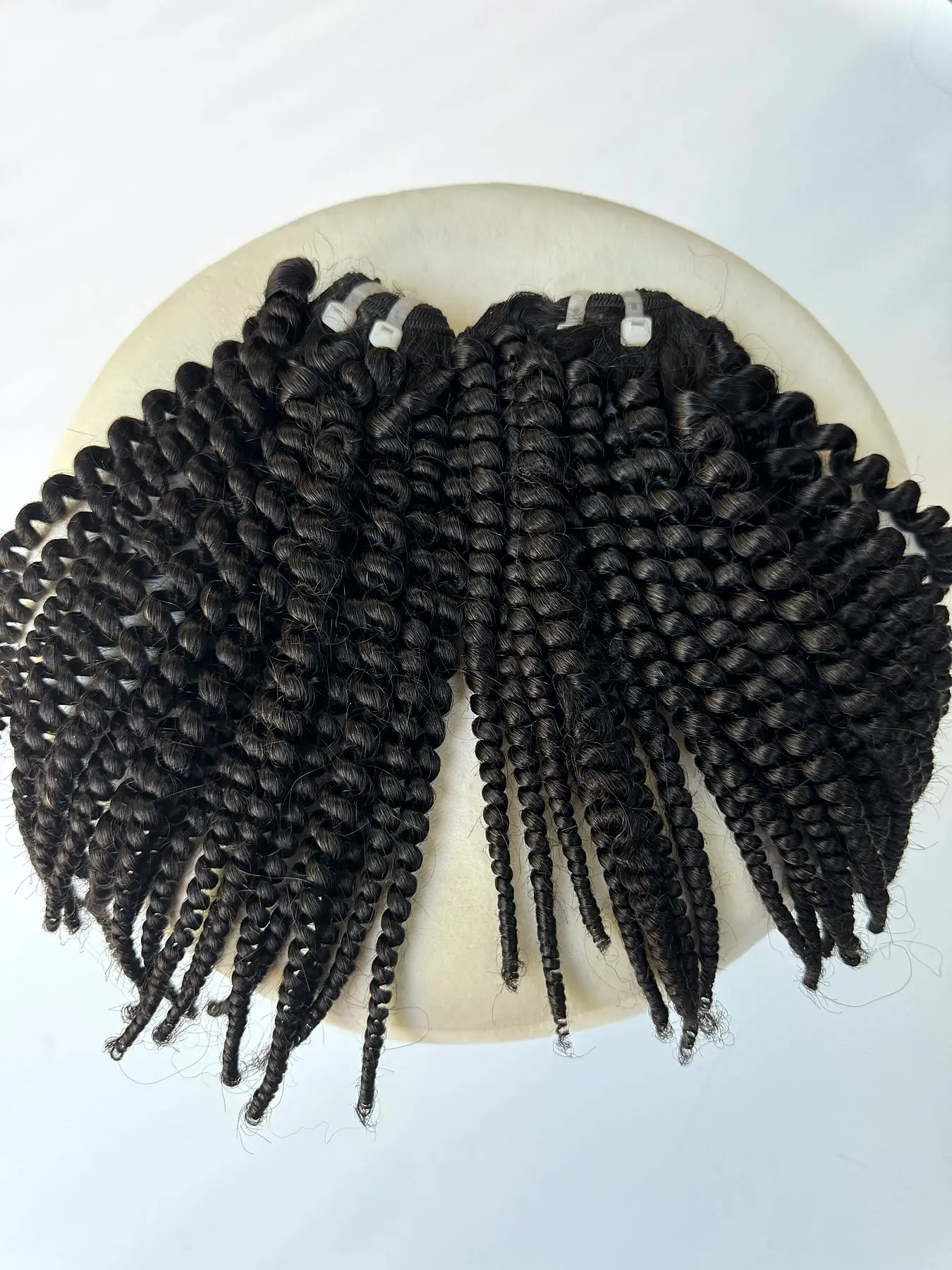 Two bundles of spring curl hair extensions