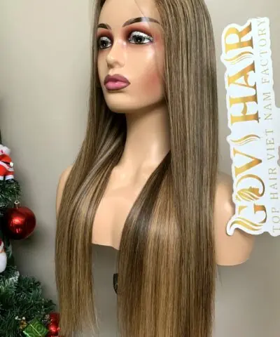 13x4 Lace Front Wig 20 Inch Bone Straight Mix Piano Highlight HD Lace 14 13x4 lace front wig mix piano three quarter