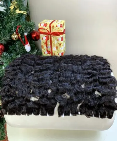 Curly weft extensions kinky curly full length