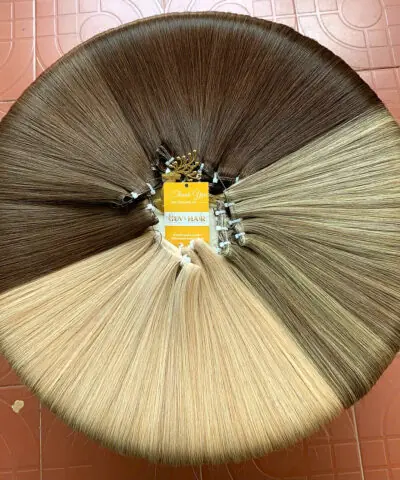 Genius weft hair luxury straight shade ring