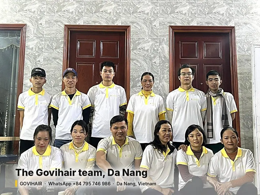 Hair Vendors in UK 2026: Price List, MOQ & 10 Suppliers Compared 16 Govihair team at the Da Nang factory