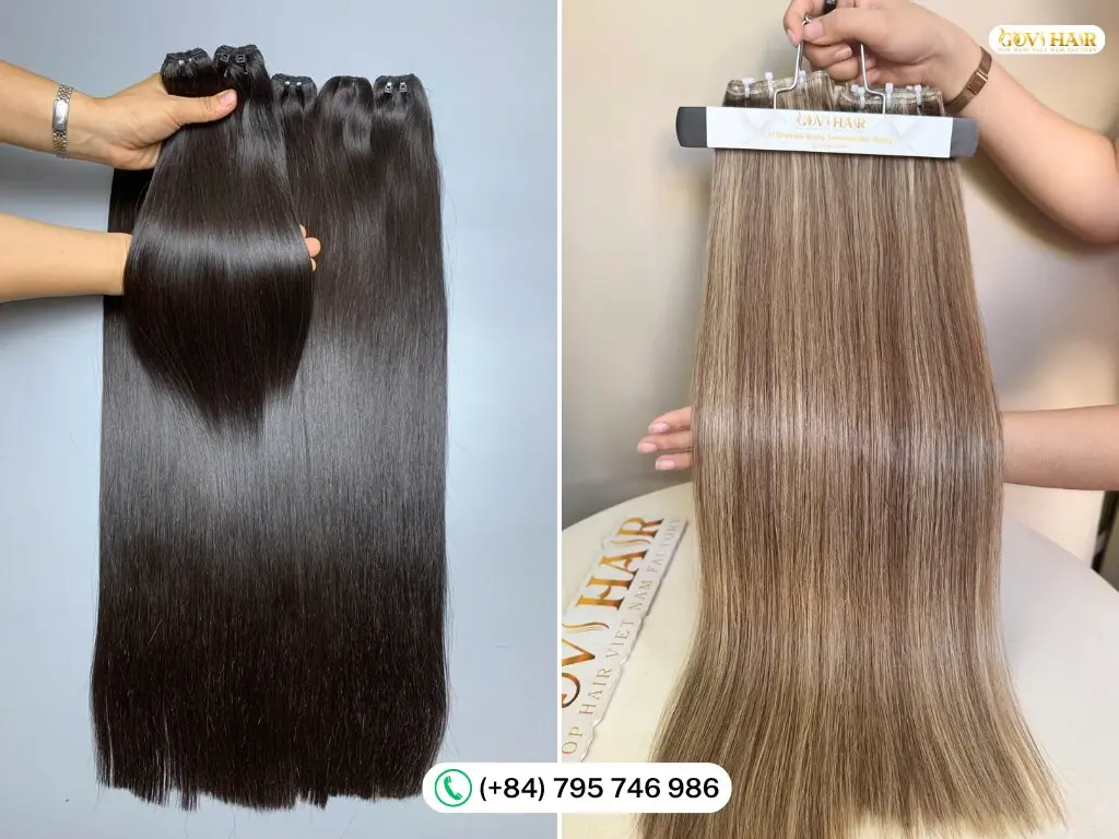 Vietnamese Hair Vendor UK: Top 5 Factories, 2026 Prices and Best-Sellers 3 Vietnamese hair extensions wholesale: straight wefts for UK